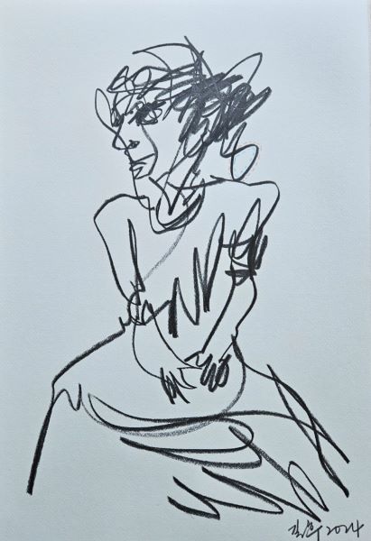 [2024] Untitled, Graphite on paper, Size Unknown
